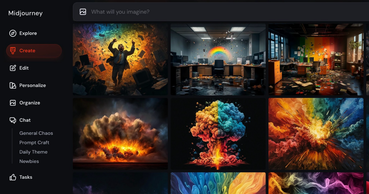 Web Version of Midjourney