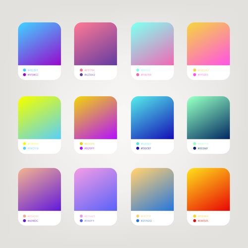 Bold Color Schemes and Gradients